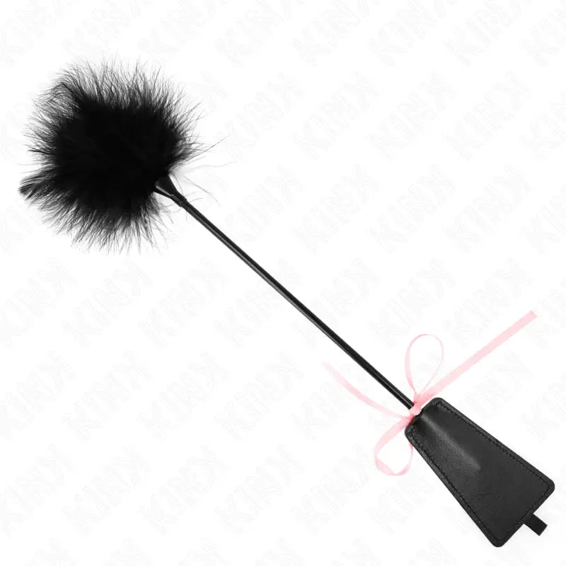 KINK - PENAS DE CÓCEGAS COM LAÇO DE FITA ROSA 49 CM - Sexshoptuga