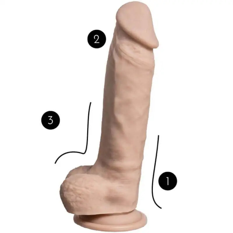 SILEXD - MODELO 1 PÊNIS REALÍSTICO PREMIUM SILEXPAN SILICONE 21.5 CM - Sexshoptuga