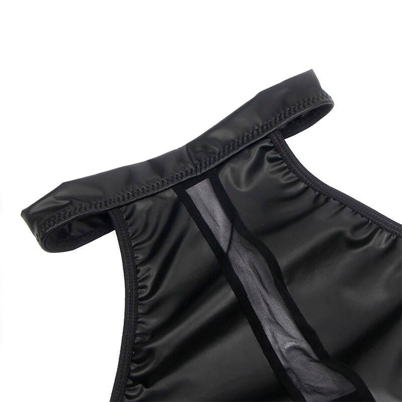 SUBBLIME - 955489 VESTIDO DECOTE HALTER COM TRANSPARÊNCIAS PRETO L/XL - Sexshoptuga 
