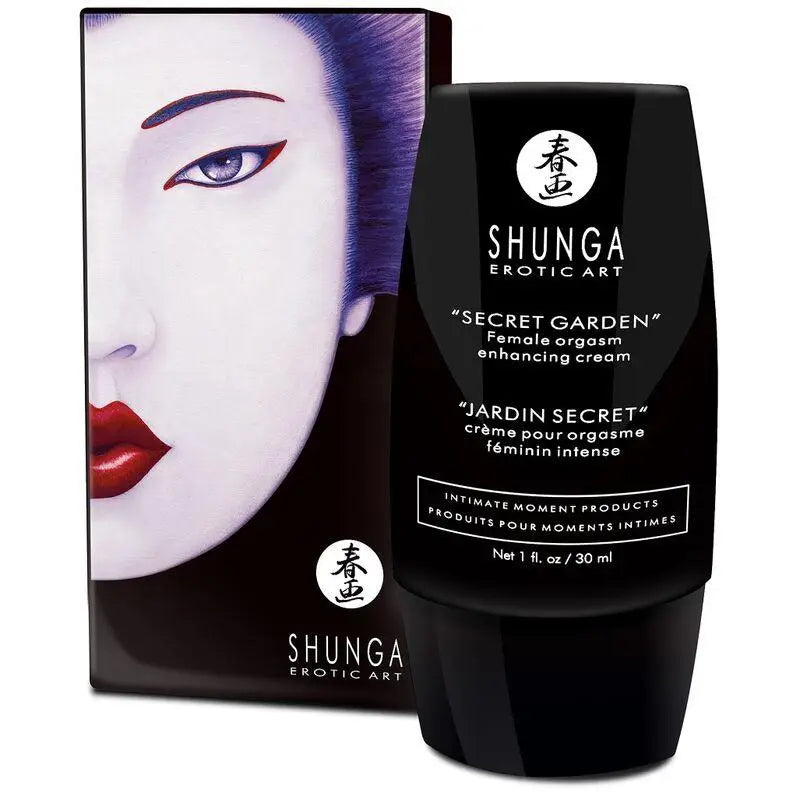 SHUNGA - CREME DE ORGASMO FEMININO INTENSO JARDIM SECRETO - Sexshoptuga 