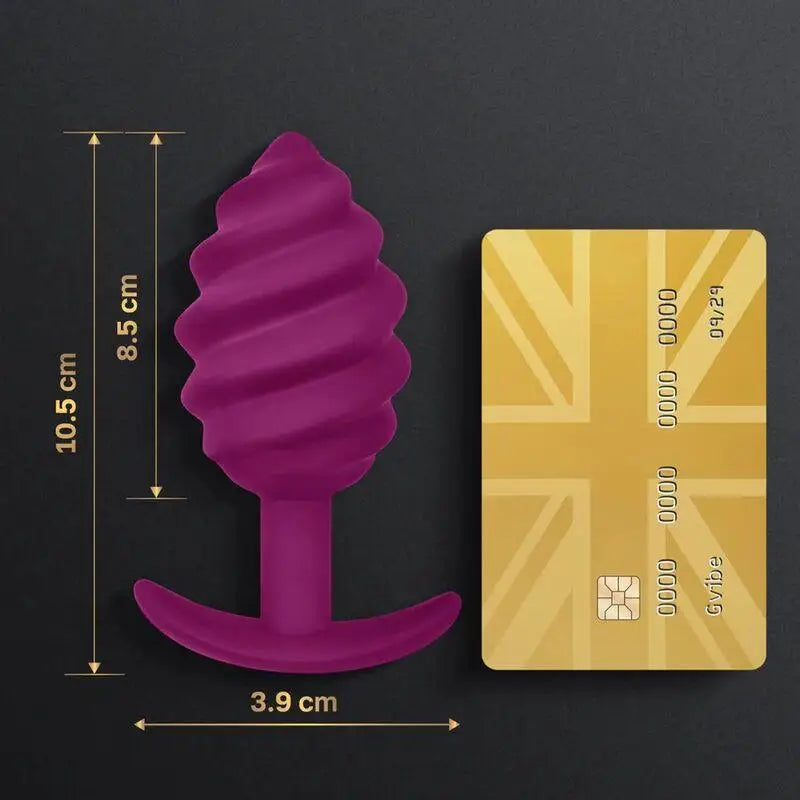 G-VIBE - GPLUG TWIST 2 PLUG ANAL ROXO - Sexshoptuga 