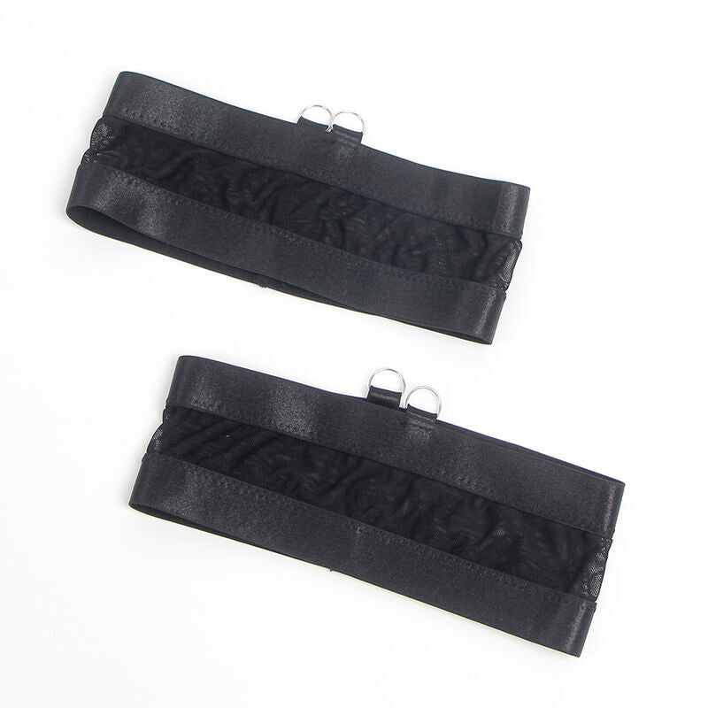 SUBBLIME - 955243 SUTIÃ BONDAGE PRETO COM CONJUNTO DE LIGA L/XL - Sexshoptuga 