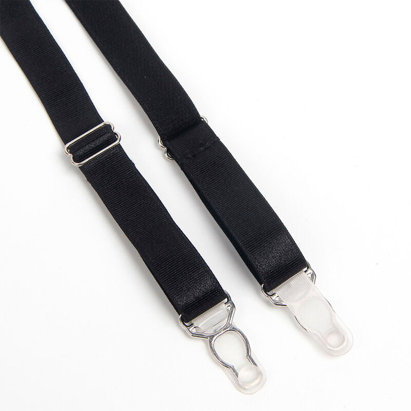 SUBBLIME - 955243 SUTIÃ BONDAGE PRETO COM CONJUNTO DE LIGA L/XL - Sexshoptuga 