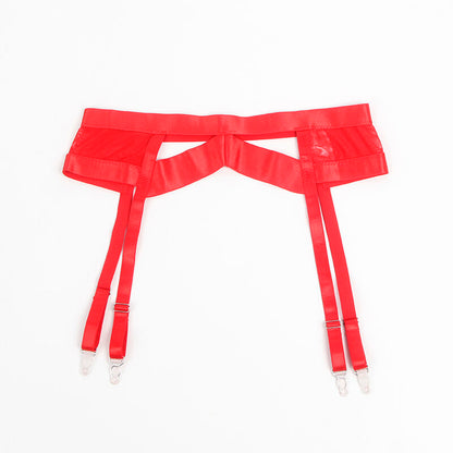 SUBBLIME - 955267 SUTIÃ BONDAGE VERMELHO COM CONJUNTO DE LIGA L/XL - Sexshoptuga 