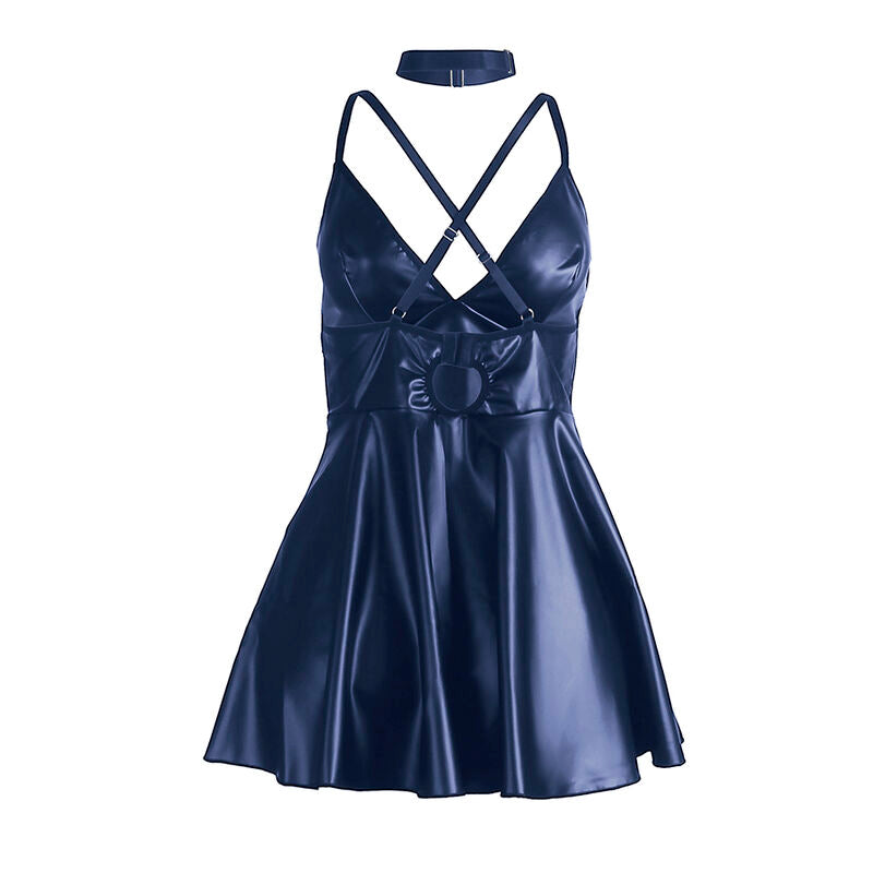 SUBBLIME - 955427 VESTIDO COM ALÇAS DE COURO AZUL L/XL - Sexshoptuga 