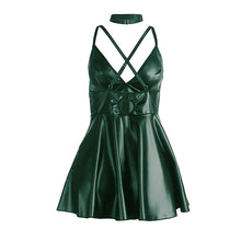 SUBBLIME - 955434 VESTIDO COM ALÇAS DE COURO VERDE S/M - Sexshoptuga 