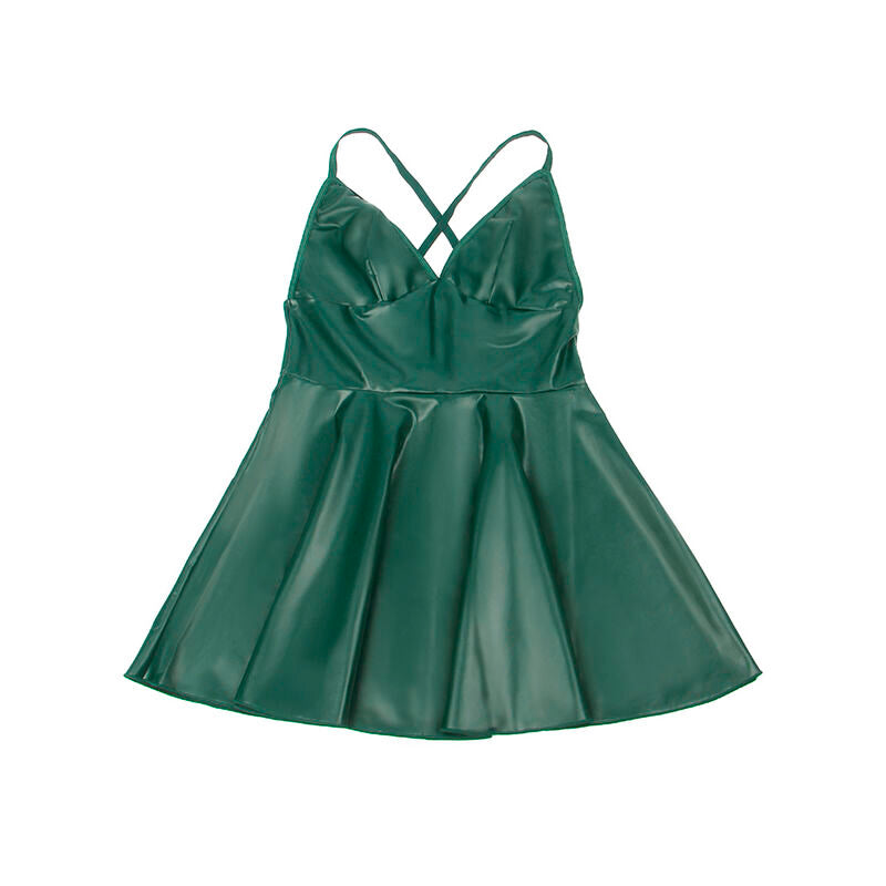 SUBBLIME - 955441 VESTIDO COM ALÇAS DE COURO VERDE L/XL - Sexshoptuga 
