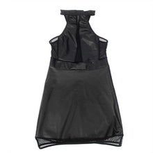 SUBBLIME - 955472 VESTIDO DECOTE HALTER COM TRANSPARÊNCIAS PRETO S/M - Sexshoptuga 