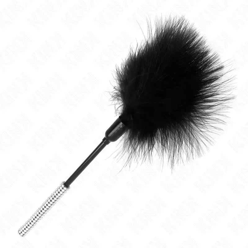 KINK - PENAS DE CÓCEGAS COM CABO DE Strass 27 CM - Sexshoptuga 