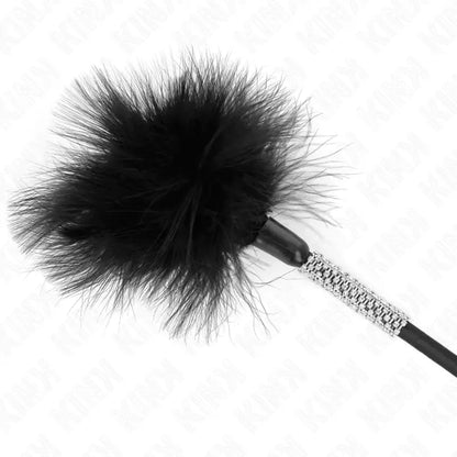 KINK - PENAS DE CÓCEGAS COM CABO DE Strass 50 CM - Sexshoptuga 