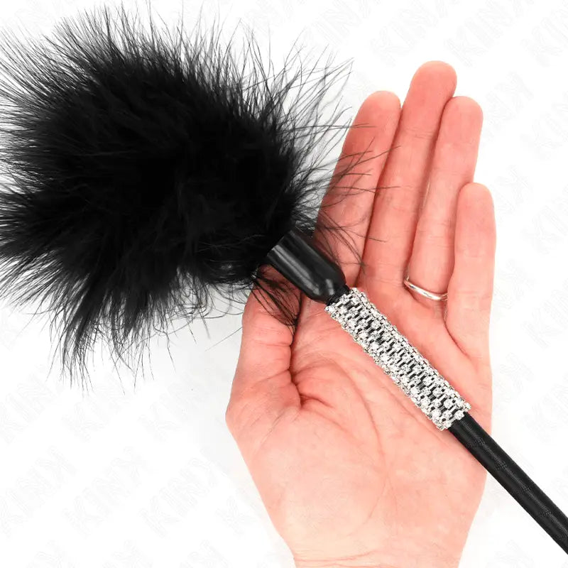 KINK - PENAS DE CÓCEGAS COM CABO DE Strass 50 CM - Sexshoptuga 