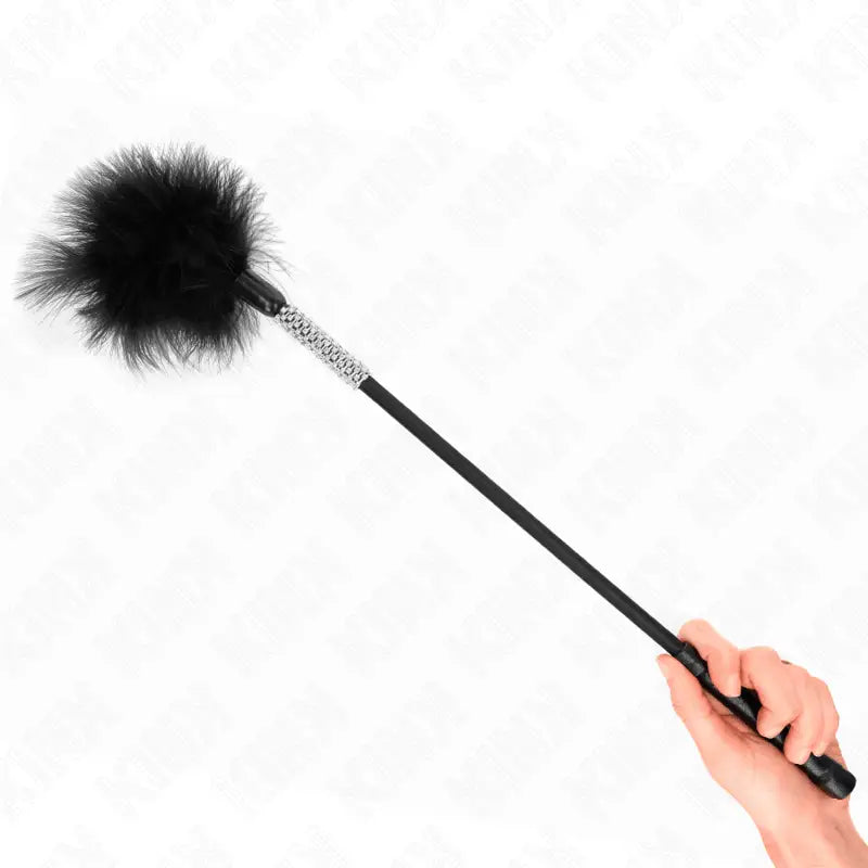 KINK - PENAS DE CÓCEGAS COM CABO DE Strass 50 CM - Sexshoptuga 
