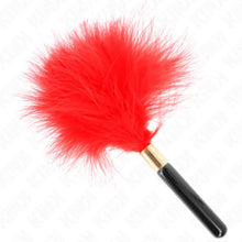 KINK - PENAS DE CÓCEGAS METAL DOURADO VERMELHO 18 CM - Sexshoptuga 
