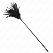 KINK - MÚLTIPLAS PENAS DE CÓCEGAS PRETAS 45 CM - Sexshoptuga 