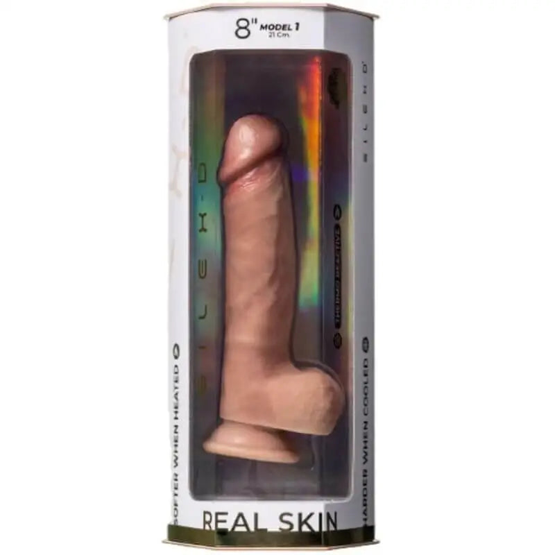 SILEXD - MODELO 1 PÊNIS REALÍSTICO PREMIUM SILEXPAN SILICONE 21.5 CM - Sexshoptuga 