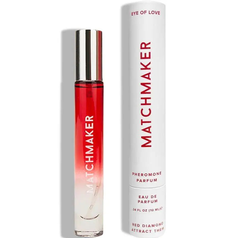 EYE OF LOVE - PERFUME DE DIAMANTE VERMELHO MATCHMAKER ATTRACT THEM 10 ML - Sexshoptuga 