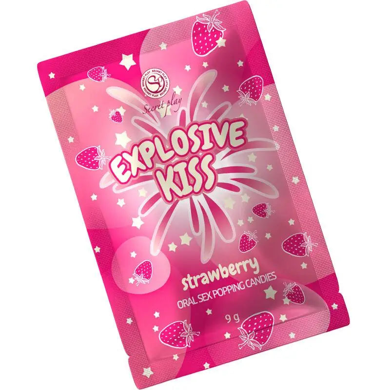 SECRETPLAY - DOCES EXPLOSIVOS DE MORANGO - Sexshoptuga 