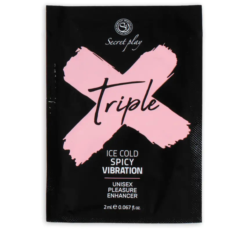 SECRETPLAY - INTENSIFICADOR DE DOSE ÚNICA TRIPLO X PRAZER - Sexshoptuga 