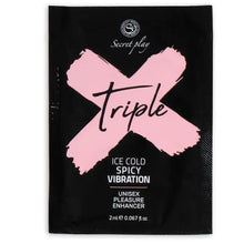 SECRETPLAY - INTENSIFICADOR DE DOSE ÚNICA TRIPLO X PRAZER - Sexshoptuga 